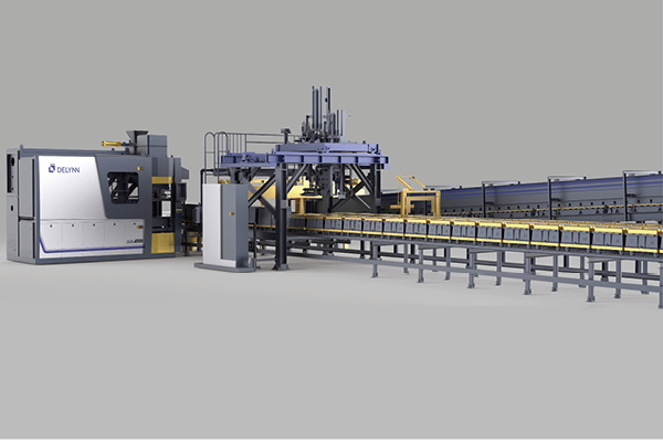 潮模砂自動造型線2 條，砂箱尺寸 Box size: 500*600*400mm/700*700*400mm